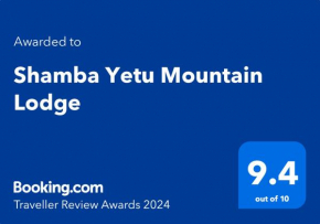 Shamba Yetu Mountain Lodge